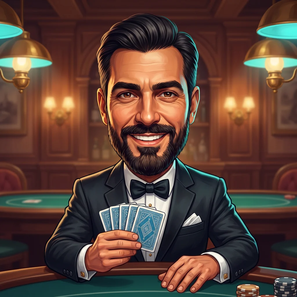 Türk Pokeri masası, beş kapalı kart ve turnuva çipleri