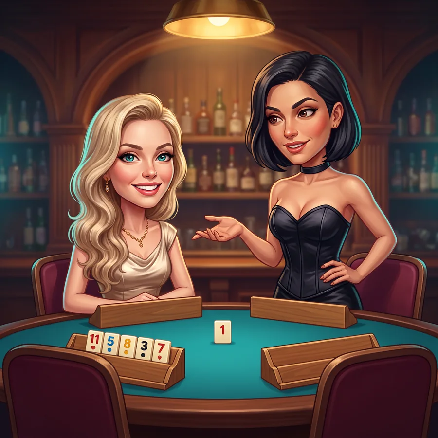 Renkli oyuncu avatar grubu · canlı Okey masası