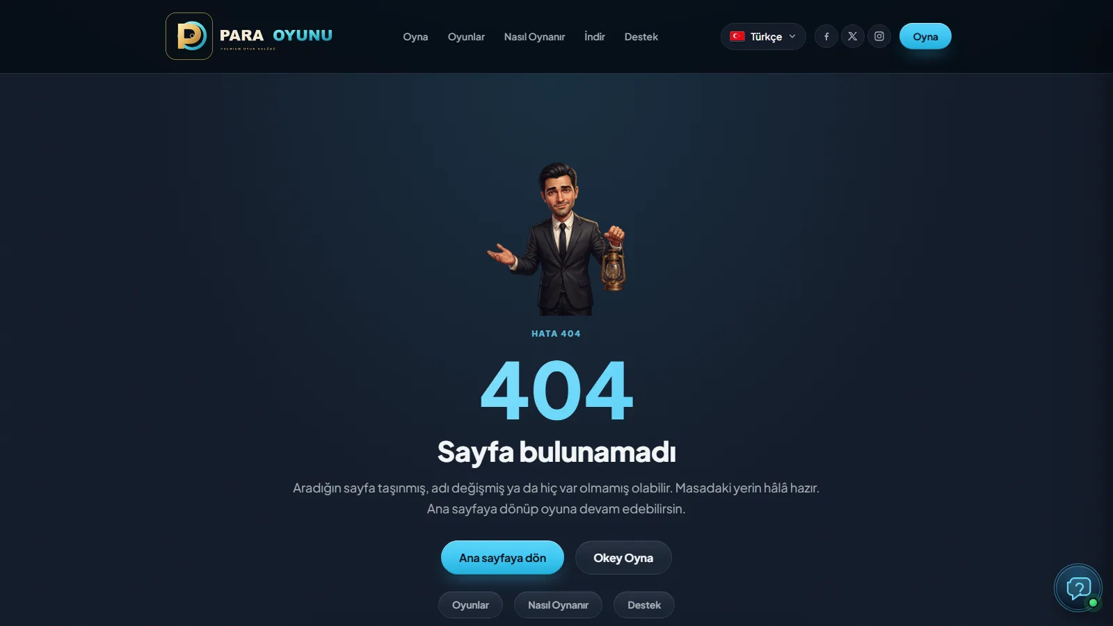 404 sayfası
