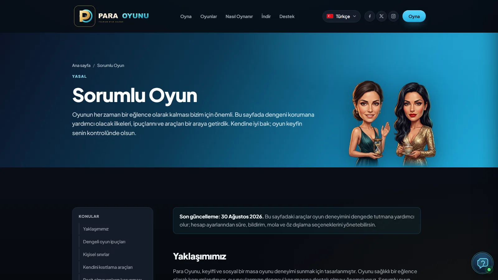 Sorumlu oyun